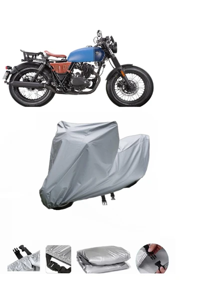 Brixton Rayburn 125  Gri Motosiklet Brandası ARKA ÇANTA UYUMLU DEĞİLDİR ürün görseli 1