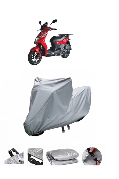 Sym Xpro Cargo 125  Gri Motosiklet Brandası ARKA ÇANTA UYUMLU DEĞİLDİR