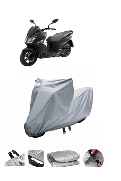 Sym Jet 14 200i  Gri Motosiklet Brandası ARKA ÇANTA UYUMLU DEĞİLDİR