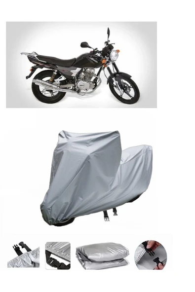 Falcon Lion 150  Gri Motosiklet Brandası ARKA ÇANTA UYUMLU DEĞİLDİR ürün görseli 1