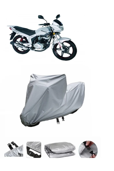 Bisan  Sunway FKS  Gri Motosiklet Brandası ARKA ÇANTA UYUMLU DEĞİLDİR