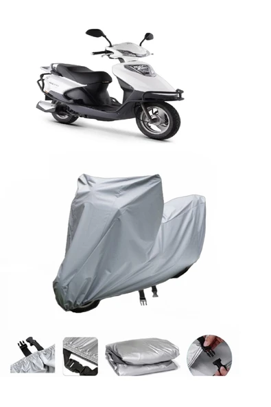 Kuba Zenzero  Gri Motosiklet Brandası ARKA ÇANTA UYUMLU DEĞİLDİR