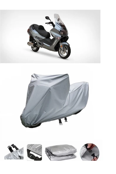 Asya Armada 250  Gri Motosiklet Brandası ARKA ÇANTA UYUMLU DEĞİLDİR