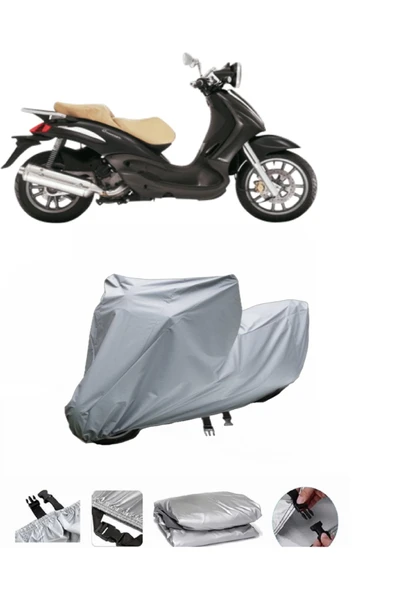 Piaggio Beverly 500  Gri Motosiklet Brandası ARKA ÇANTA UYUMLU DEĞİLDİR ürün görseli 1