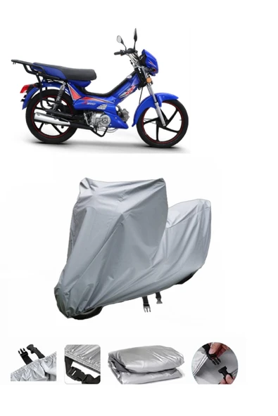 Kuba Runner 50  Gri Motosiklet Brandası ARKA ÇANTA UYUMLU DEĞİLDİR