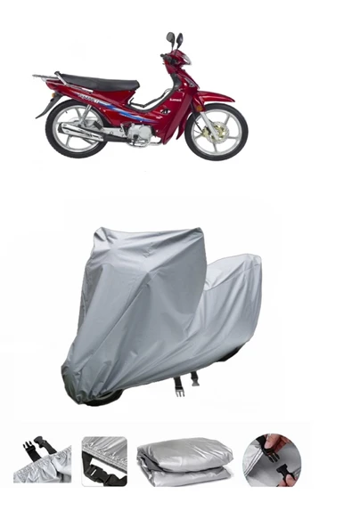 Kanuni Elite 100  Gri Motosiklet Brandası ARKA ÇANTA UYUMLU DEĞİLDİR