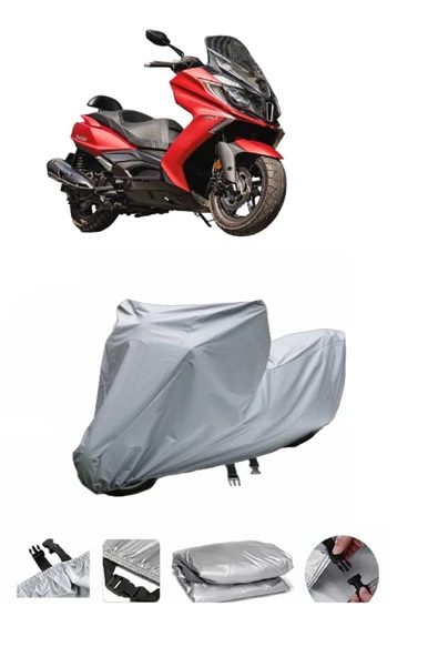 Kymco Downtown 250i  Gri Motosiklet Brandası ARKA ÇANTA UYUMLU DEĞİLDİR