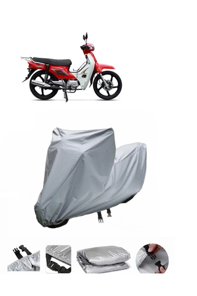 Kanuni Ti Grina S100  Gri Motosiklet Brandası ARKA ÇANTA UYUMLU DEĞİLDİR