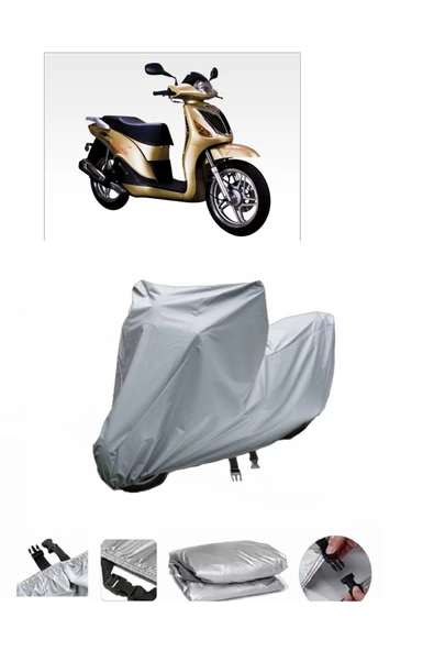 Dorado Arcon 150  Gri Motosiklet Brandası ARKA ÇANTA UYUMLU DEĞİLDİR