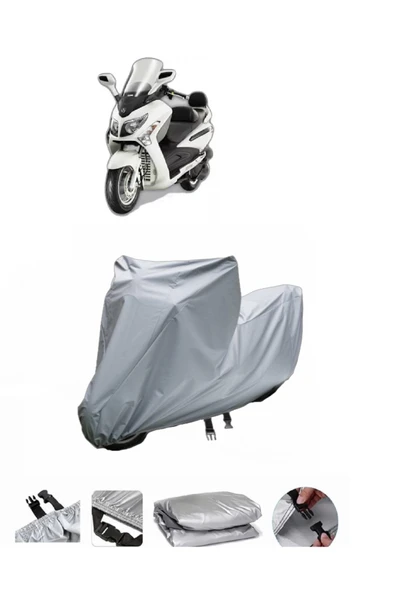 Sym GTS 250i EVO  Gri Motosiklet Brandası ARKA ÇANTA UYUMLU DEĞİLDİR