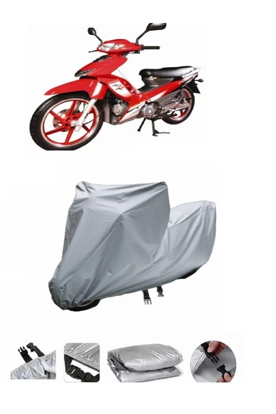 Modenas MODESA 125 Gri Motosiklet Brandası ARKA ÇANTA UYUMLU DEĞİLDİR