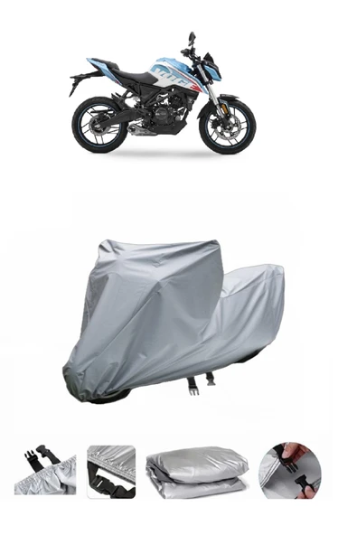 Voge 125 R  Gri Motosiklet Brandası ARKA ÇANTA UYUMLU DEĞİLDİR ürün görseli 1