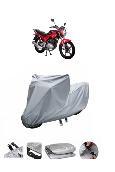 RMG Moto Gusto Fortuna  Gri Motosiklet Brandası ARKA ÇANTA UYUMLU DEĞİLDİR