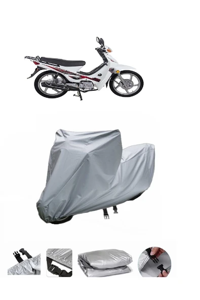 RMG Moto Gusto Monza 100  Gri Motosiklet Brandası ARKA ÇANTA UYUMLU DEĞİLDİR