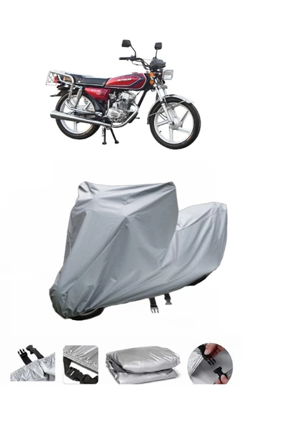 Motoran MTR 125  Gri Motosiklet Brandası ARKA ÇANTA UYUMLU DEĞİLDİR