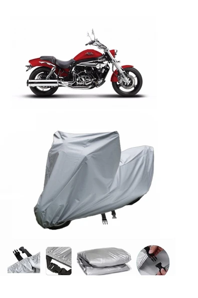 Hyo Sung GV 650  Gri Motosiklet Brandası ARKA ÇANTA UYUMLU DEĞİLDİR ürün görseli 1