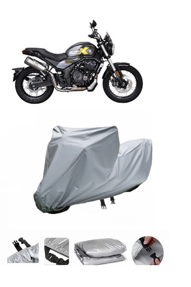 Voge 525 ACX  Gri Motosiklet Brandası ARKA ÇANTA UYUMLU DEĞİLDİR ürün görseli 1