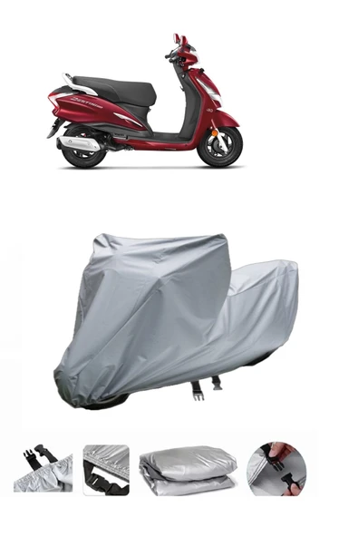 Hero Duet 110i  Gri Motosiklet Brandası ARKA ÇANTA UYUMLU DEĞİLDİR