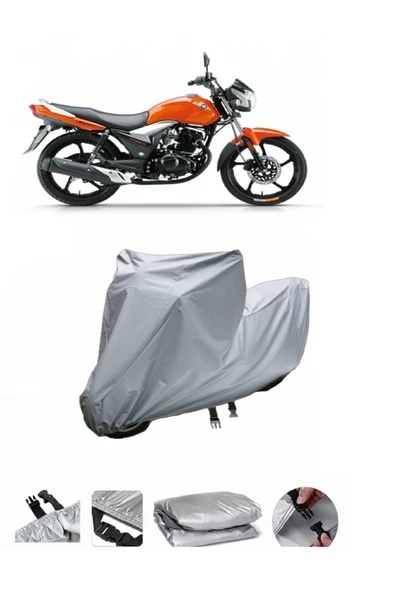 Haojue DA135 S  Gri Motosiklet Brandası ARKA ÇANTA UYUMLU DEĞİLDİR