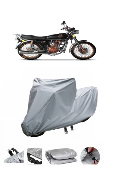 Motoran Scorpion 100  Gri Motosiklet Brandası ARKA ÇANTA UYUMLU DEĞİLDİR