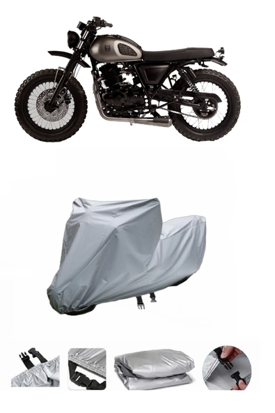 Mutt GT SR 250  Gri Motosiklet Brandası ARKA ÇANTA UYUMLU DEĞİLDİR ürün görseli 1