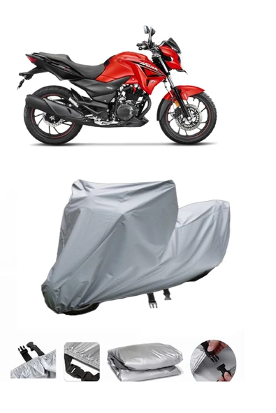 Hero Hunk  Gri Motosiklet Brandası ARKA ÇANTA UYUMLU DEĞİLDİR ürün görseli 1