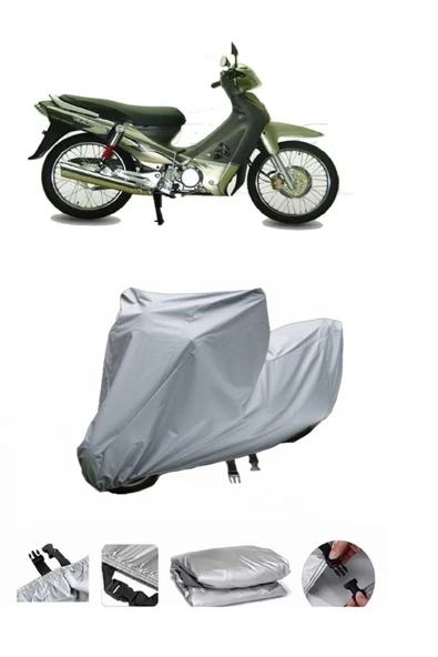 Modenas KIRISS 125 Gri Motosiklet Brandası ARKA ÇANTA UYUMLU DEĞİLDİR