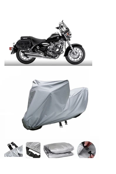 Keeway  Super Light 150  Gri Motosiklet Brandası ARKA ÇANTA UYUMLU DEĞİLDİR