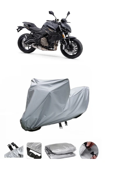 QJ SRK 700  Gri Motosiklet Brandası ARKA ÇANTA UYUMLU DEĞİLDİR ürün görseli 1