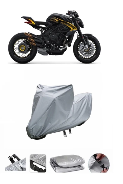 MV Agusta Dragster 800 RR SCS  Gri Motosiklet Brandası ARKA ÇANTA UYUMLU DEĞİLDİR