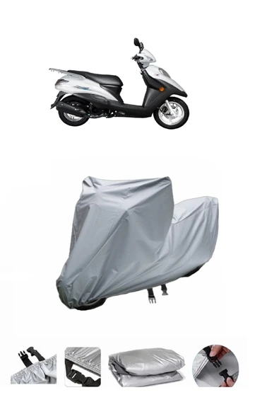 Haojue HJ 125T-10  Gri Motosiklet Brandası ARKA ÇANTA UYUMLU DEĞİLDİR
