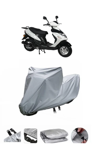 RMG Moto Gusto Rapid 50  Gri Motosiklet Brandası ARKA ÇANTA UYUMLU DEĞİLDİR