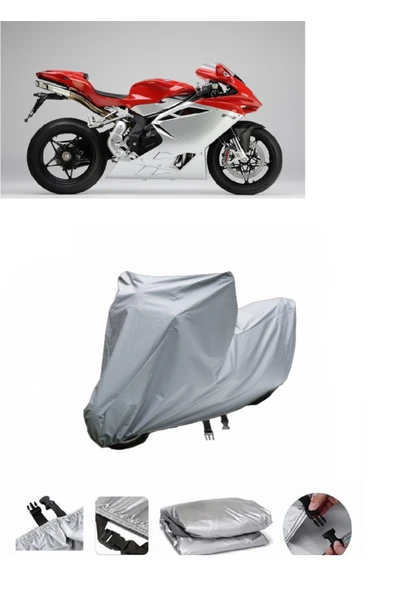 MV Agusta F4  Gri Motosiklet Brandası ARKA ÇANTA UYUMLU DEĞİLDİR