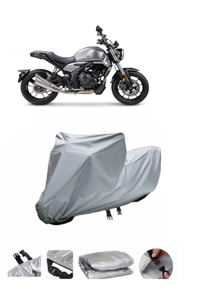 Voge 500 AC  Gri Motosiklet Brandası ARKA ÇANTA UYUMLU DEĞİLDİR