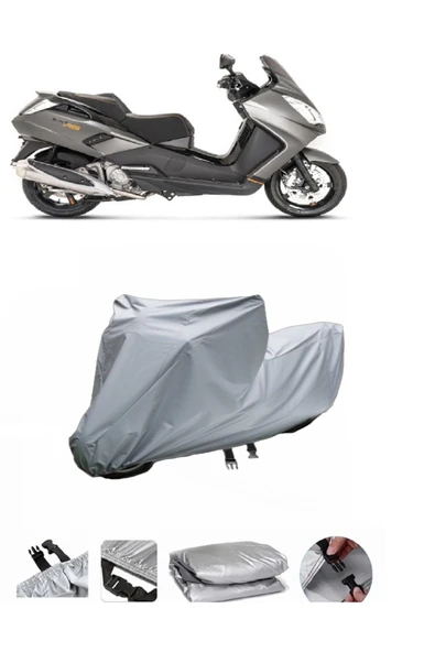 Peugeot Satelis 250  Gri Motosiklet Brandası ARKA ÇANTA UYUMLU DEĞİLDİR