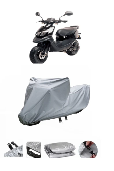 Peugeot Trekker 100  Gri Motosiklet Brandası ARKA ÇANTA UYUMLU DEĞİLDİR ürün görseli 1