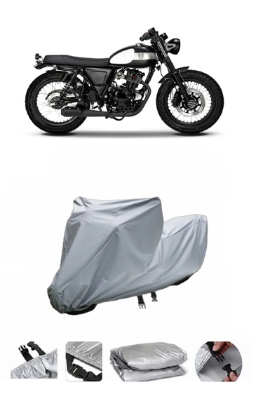 Mutt GT SR 125  Gri Motosiklet Brandası ARKA ÇANTA UYUMLU DEĞİLDİR