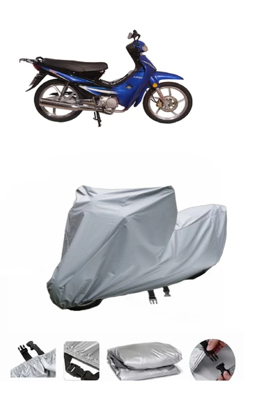 Lifan Tay 100  Gri Motosiklet Brandası ARKA ÇANTA UYUMLU DEĞİLDİR