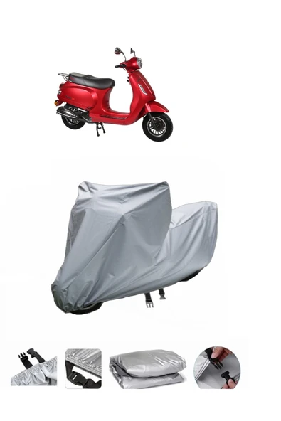 RMG Moto Gusto Diva 50  Gri Motosiklet Brandası ARKA ÇANTA UYUMLU DEĞİLDİR ürün görseli 1