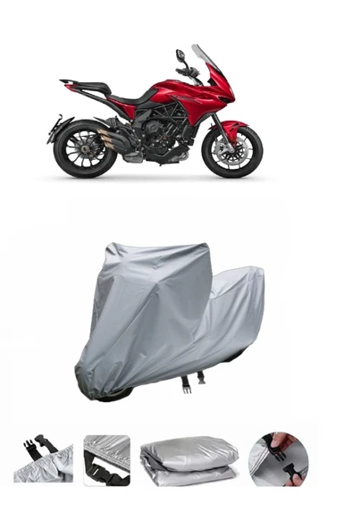 MV Agusta Turismo Veloce RC SCS  Gri Motosiklet Brandası ARKA ÇANTA UYUMLU DEĞİLDİR