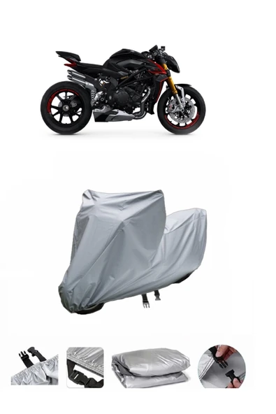 MV Agusta Brutale 1000 RR  Gri Motosiklet Brandası ARKA ÇANTA UYUMLU DEĞİLDİR