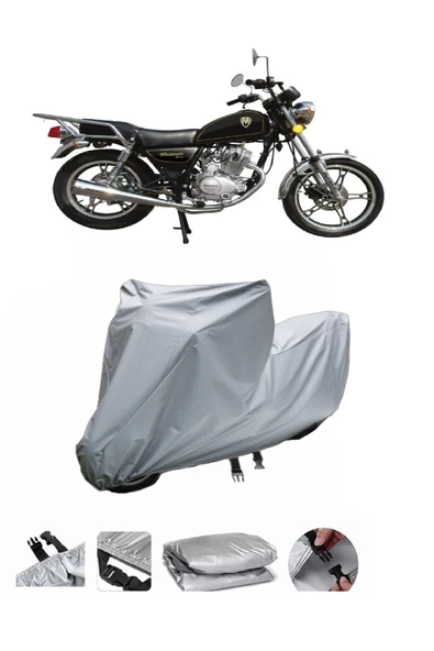 Motoran MT 150  Gri Motosiklet Brandası ARKA ÇANTA UYUMLU DEĞİLDİR