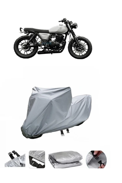 Mutt FSR 125  Gri Motosiklet Brandası ARKA ÇANTA UYUMLU DEĞİLDİR