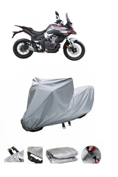 Voge 500 DSX  Gri Motosiklet Brandası ARKA ÇANTA UYUMLU DEĞİLDİR ürün görseli 1