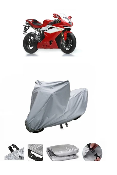 MV Agusta F4R  Gri Motosiklet Brandası ARKA ÇANTA UYUMLU DEĞİLDİR