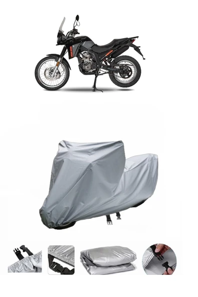Malaguti Dune X 125 Black Edition  Gri Motosiklet Brandası ARKA ÇANTA UYUMLU DEĞİLDİR