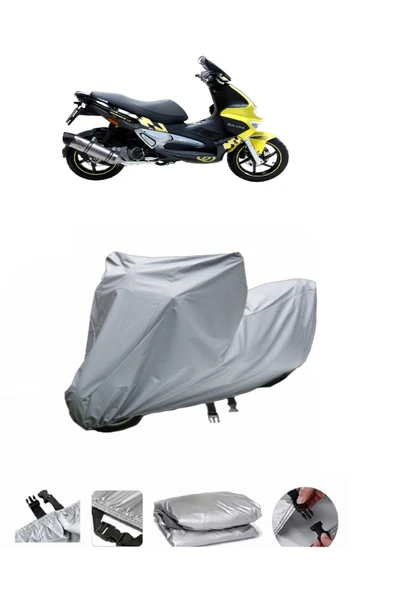 Gilera Runner VXR 200  Gri Motosiklet Brandası ARKA ÇANTA UYUMLU DEĞİLDİR