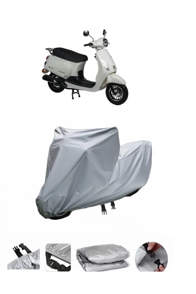 RMG Moto Gusto Milano 50  Gri Motosiklet Brandası ARKA ÇANTA UYUMLU DEĞİLDİR
