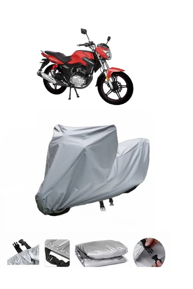 RMG Moto Gusto Tornado  Gri Motosiklet Brandası ARKA ÇANTA UYUMLU DEĞİLDİR