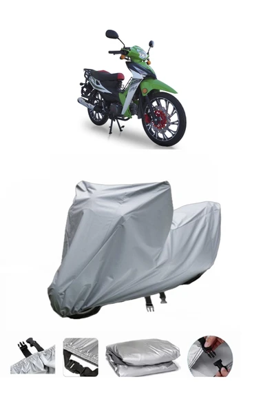 Motolux Africa Wolf  Gri Motosiklet Brandası ARKA ÇANTA UYUMLU DEĞİLDİR
